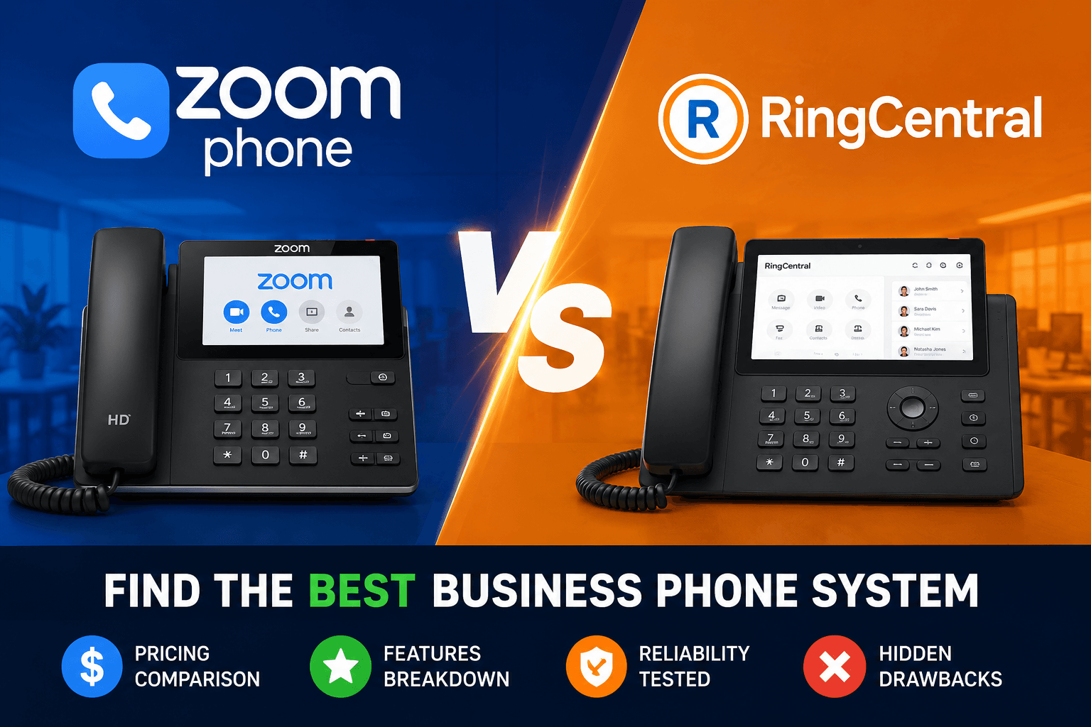 Zoom Phone vs RingCentral