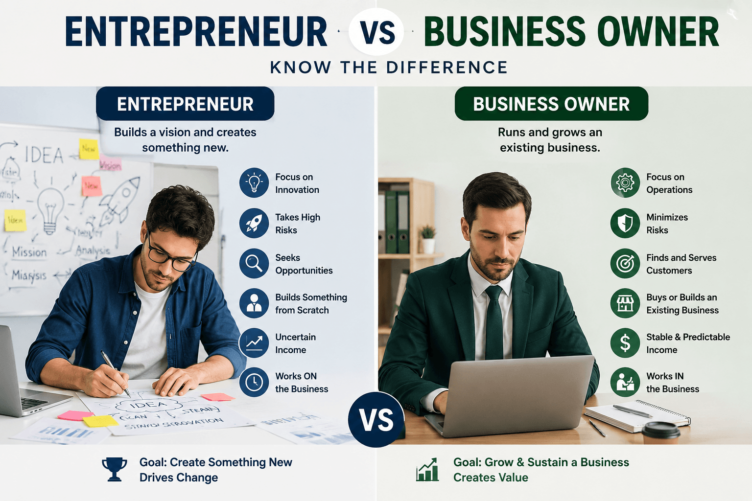 entrepreneur vs business owner