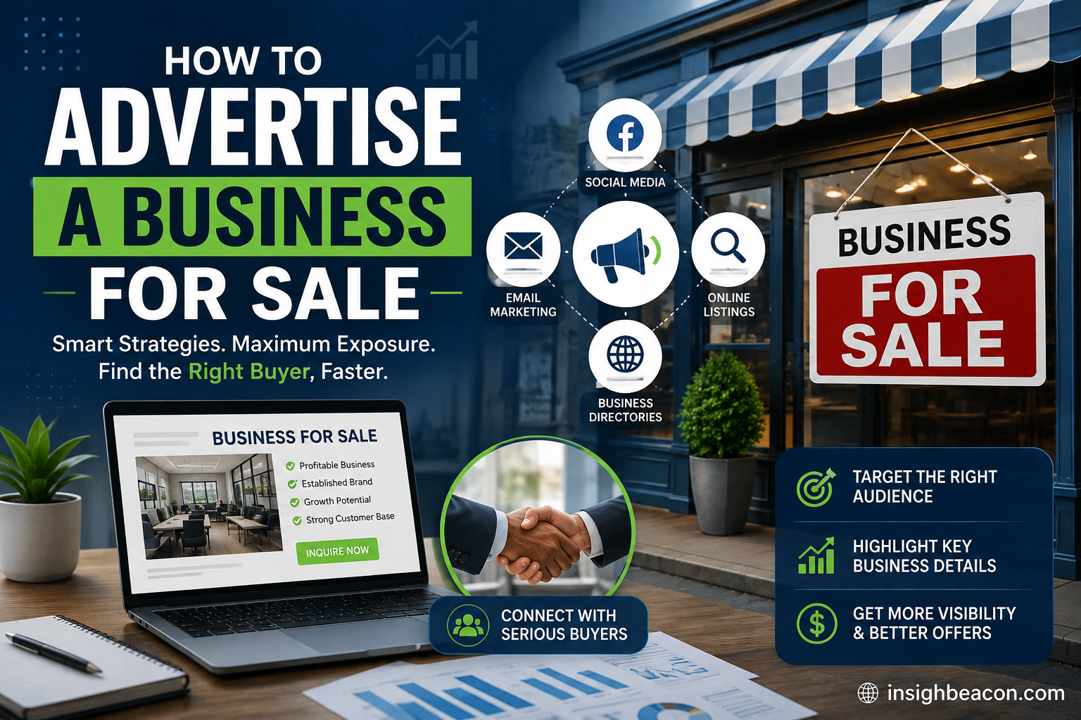 how to advertise a business for sale
